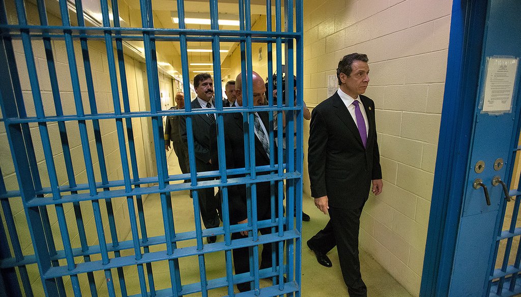 Gov. Andrew M. Cuomo claimed one in three adults in the U.S. has a criminal record. (Courtesy: Cuomo's Flickr page)
