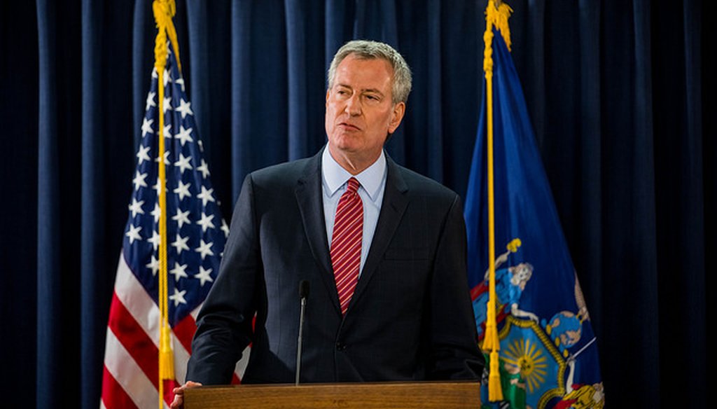 New York City Mayor Bill de Blasio claimed graduation rates in New York City schools have increased as much as 50 percent since the state legislature gave control to the city's mayor. (Courtesy: NYC Mayor's Flickr page)