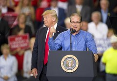 Fact-checking Donald Trump's rally for Mike Braun in Evansville, Indiana