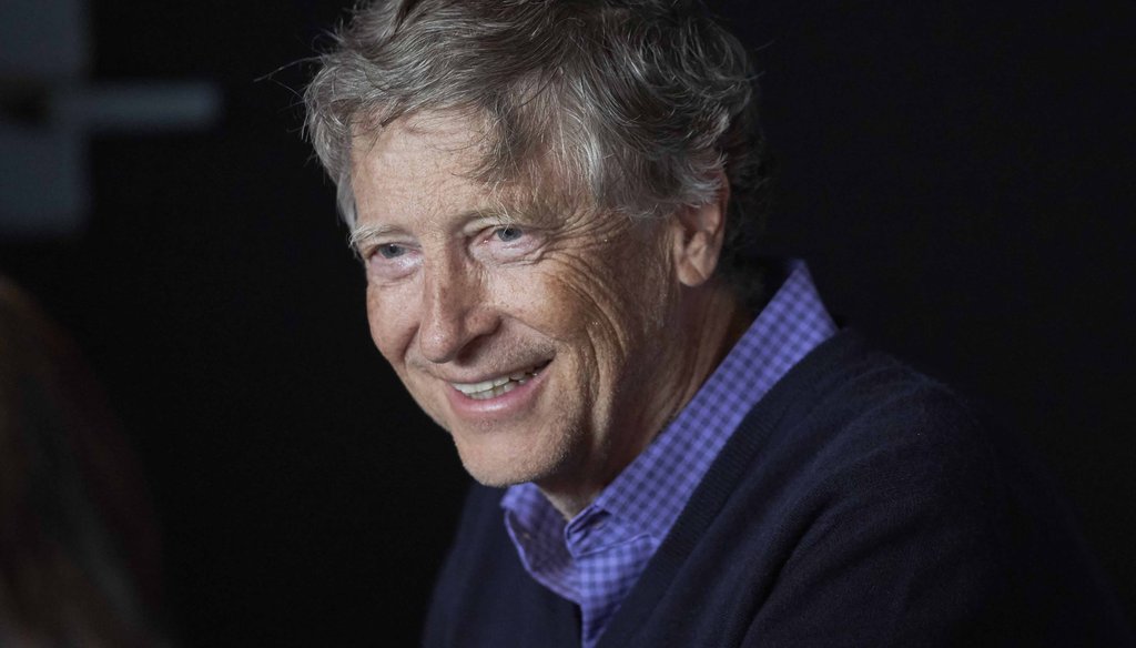 This May 5, 2019 file photo shows Microsoft co-founder Bill Gates at the annual Berkshire Hathaway shareholders meeting in Omaha, Neb. (AP)