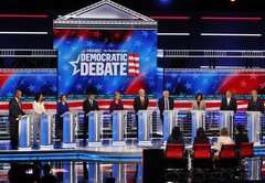 In this Democratic debate, health care issues took a backseat