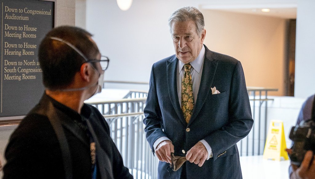 Paul Pelosi, the husband of House Speaker Nancy Pelosi, D-Calif., on Capitol Hill in Washington, on March 17, 2022. (AP)