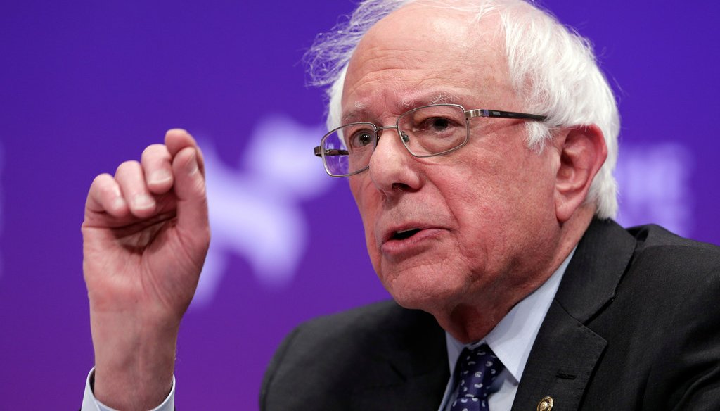 Bernie Sanders says Wisconsin payday loans have an average annual rate of 574% (AP Photo/Michael Wyke, File)