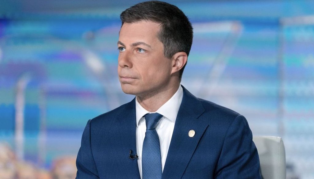 Transportation Secretary Pete Buttigieg is interviewed on "Fox News Sunday" on March 10, 2024. (AP)