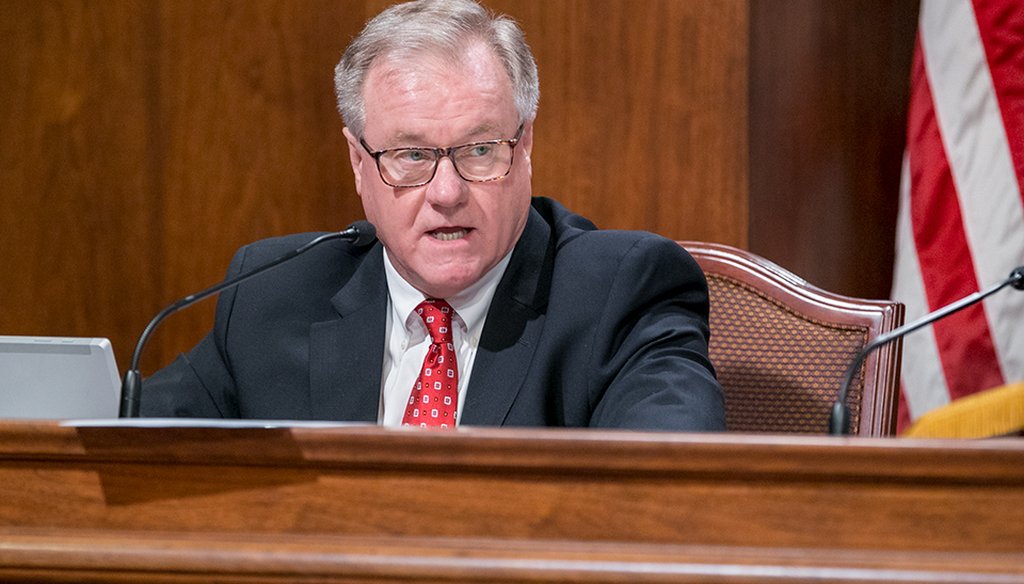 PA Sen. Scott Wagner questions PA Secretary of Education Pedro Rivera during the Senate Appropriations Committee budget hearing with the Department of Education. (senatorscottwagner.com)