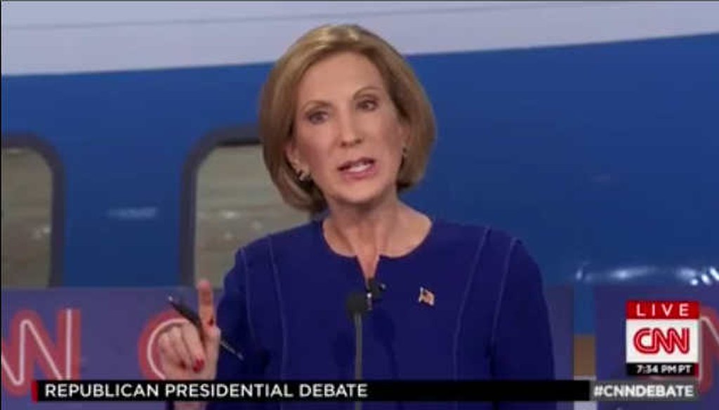 Former Hewlett Packard CEO Carly Fiorina said marijuana is more potent today than decades ago. (Screengrab)