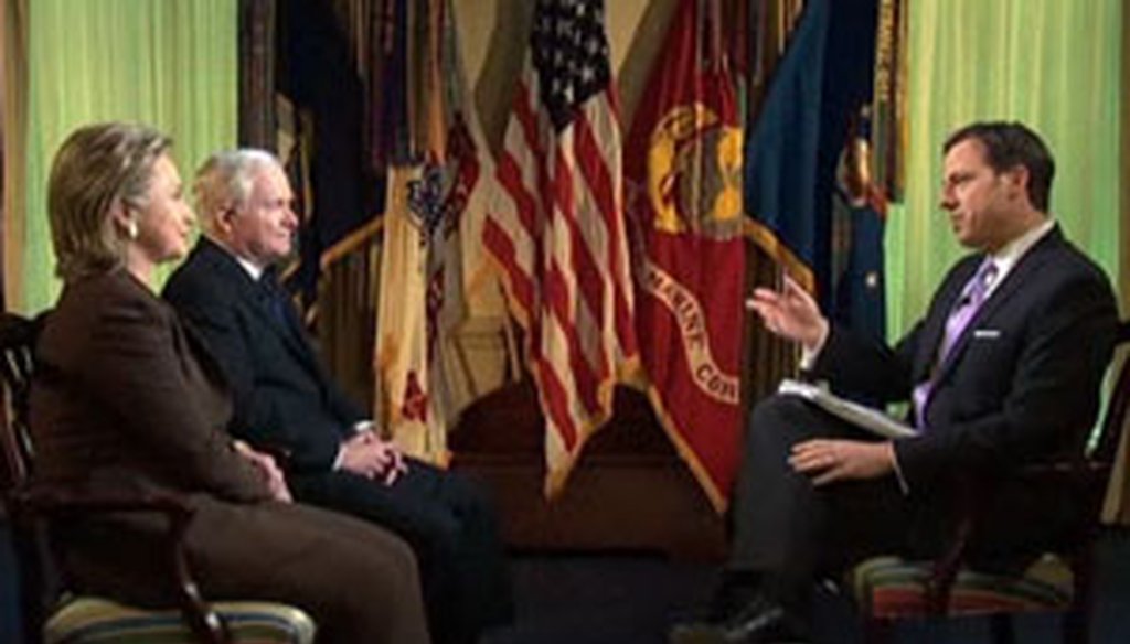 'This Week' host Jake Tapper interviewed Defense Secretary Robert Gates and Secretary of State Hillary Clinton.