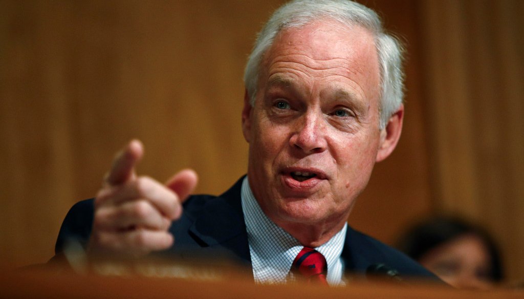 U.S. Sen. Ron Johnson, R-Wisconsin, say 99.4% of all Wisconsin companies are small businesses. (Photo by Alex Edelman/Getty Images)