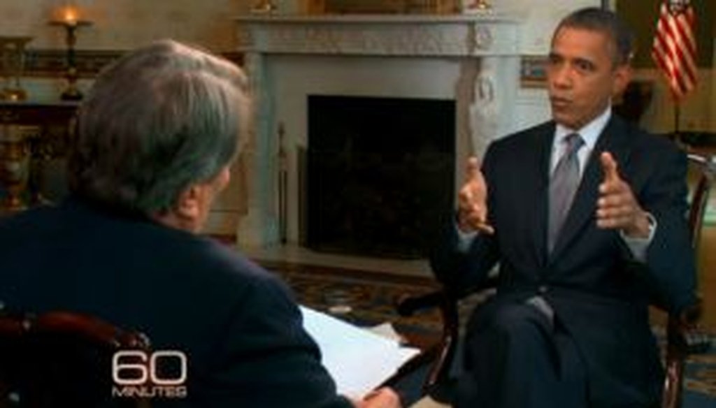 When President Barack Obama sat down for an interview with "60 Minutes," he said taxes for families are lower now than in decades. We checked to see if that's correct.