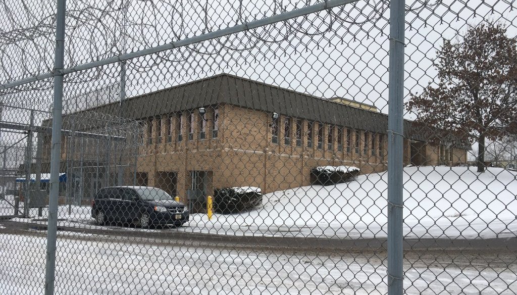 This is the admissions building at Lincoln Hills School, Wisconsin's youth prison for males. Lincoln Hills is under a criminal investigation. (Patrick Marley/Milwaukee Journal Sentinel)