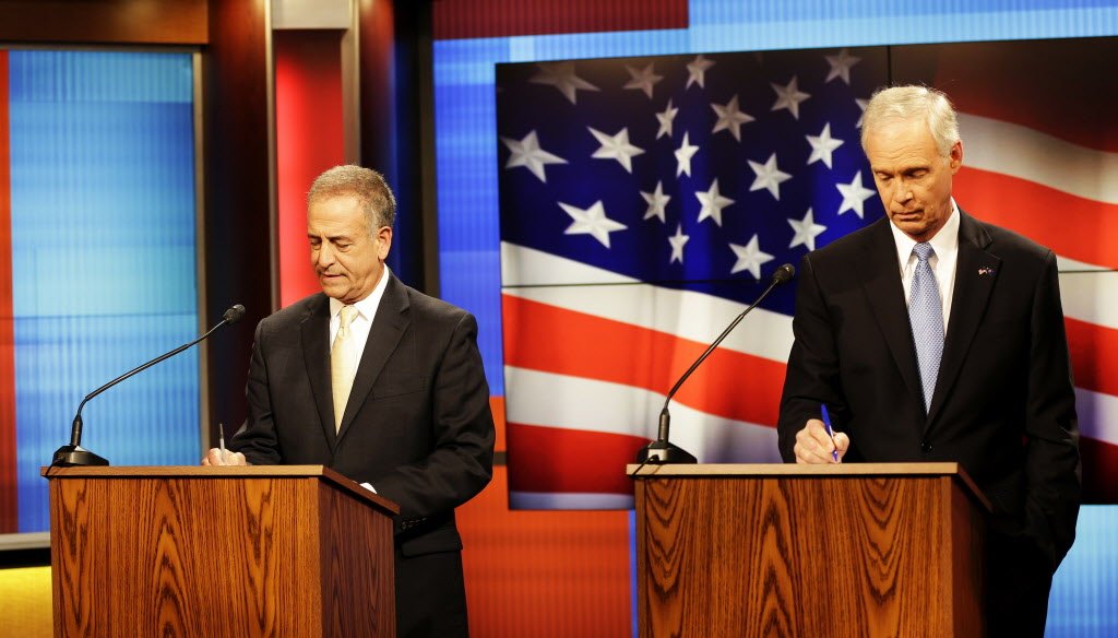 Democrat Russ Feingold, left, is facing Republican U.S. Sen. Ron Johnson in a rematch of their 2010 contest, in which Johnson ousted Feingold. (Sarah Kloepping, USA TODAY Network-Wisconsin)