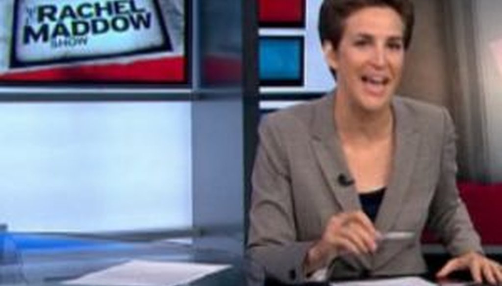 MSNBC host Rachel Maddow said illegal immigration was not getting worse.