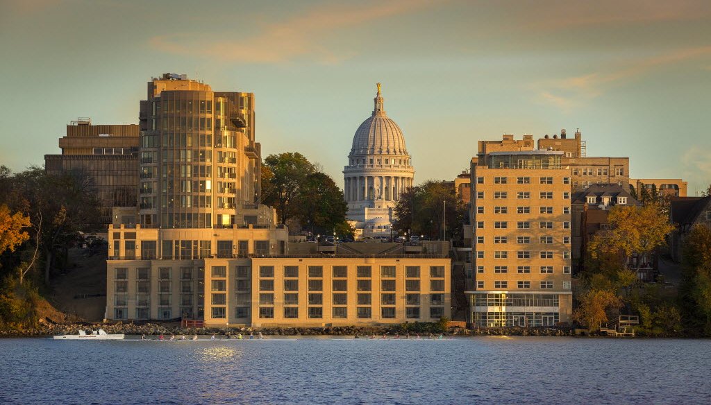The economy in Madison, Wis., is buoyed by state government and the University of Wisconsin. (Bill Fritsch)