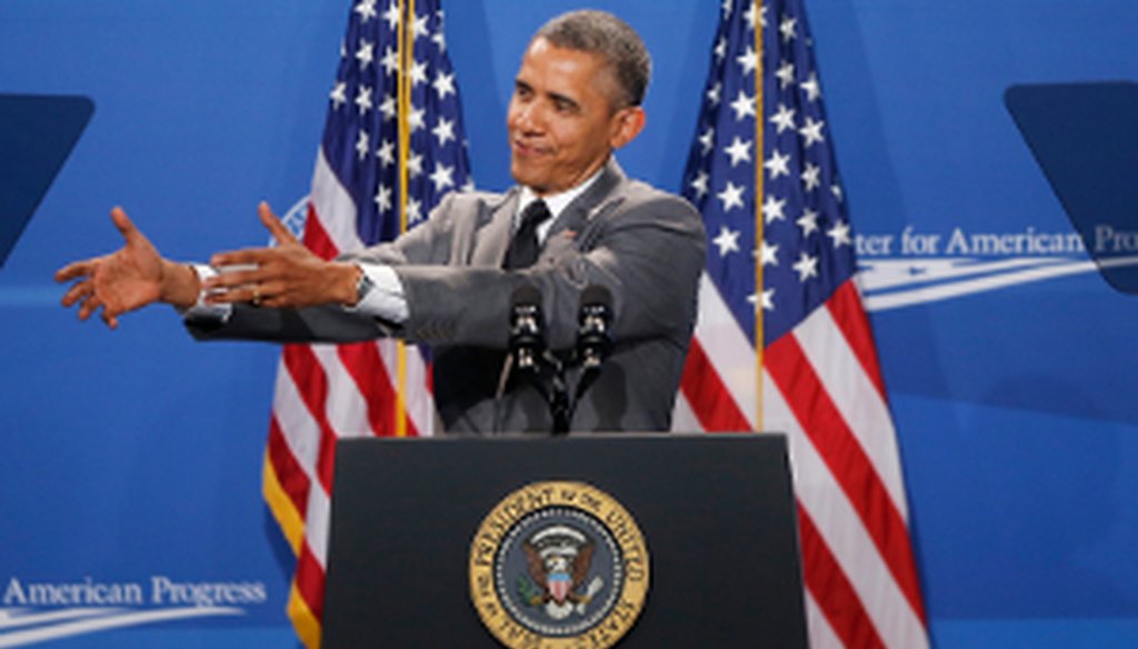 President Barack Obama speaks at The White House Summit on Working Families on June 23, 2014, in Washington. 