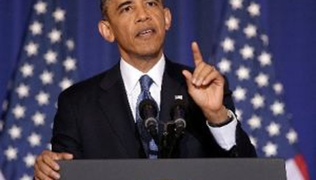  President Barack Obama speaks at the National Defense University in Washington, D.C., on May 23, 2013. The speech was billed as a major address on drone and counterterrorism policy.