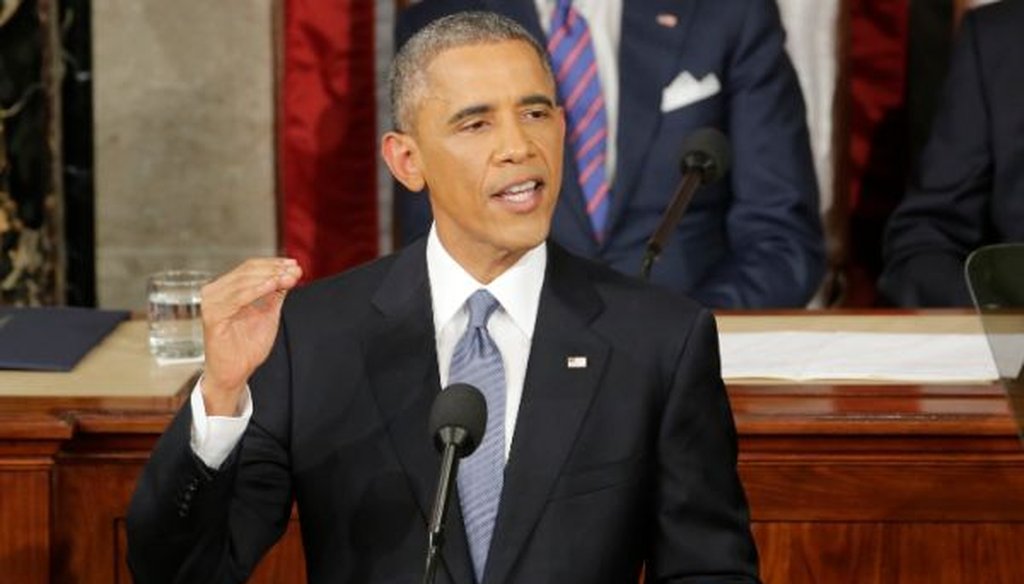 President Barack Obama gave the State of the Union address on Jan. 20, 2015.