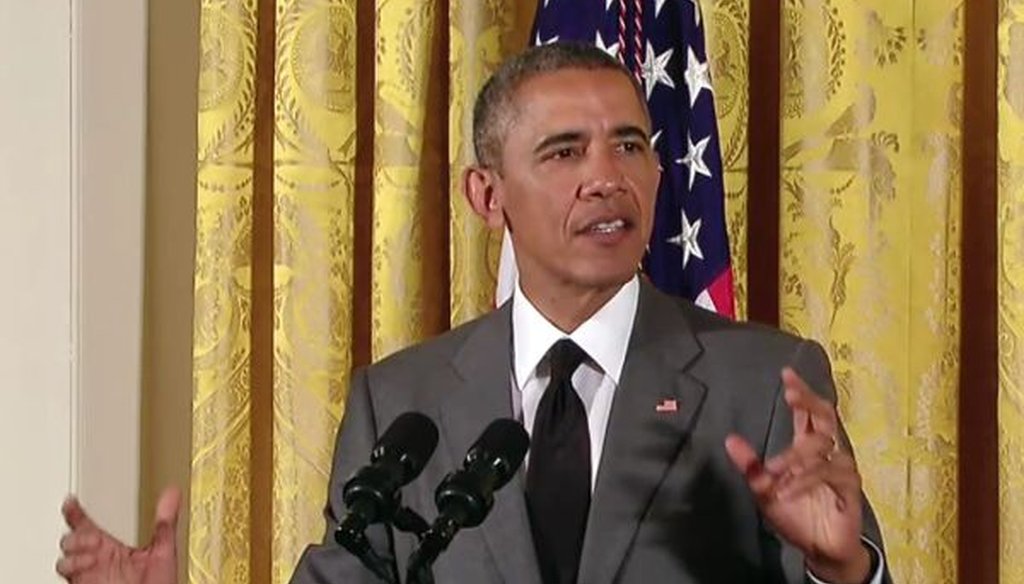 President Barack Obama spoke to fellows of the Young Southeast Asian Leaders Initiative at the White House on June 1, 2015.