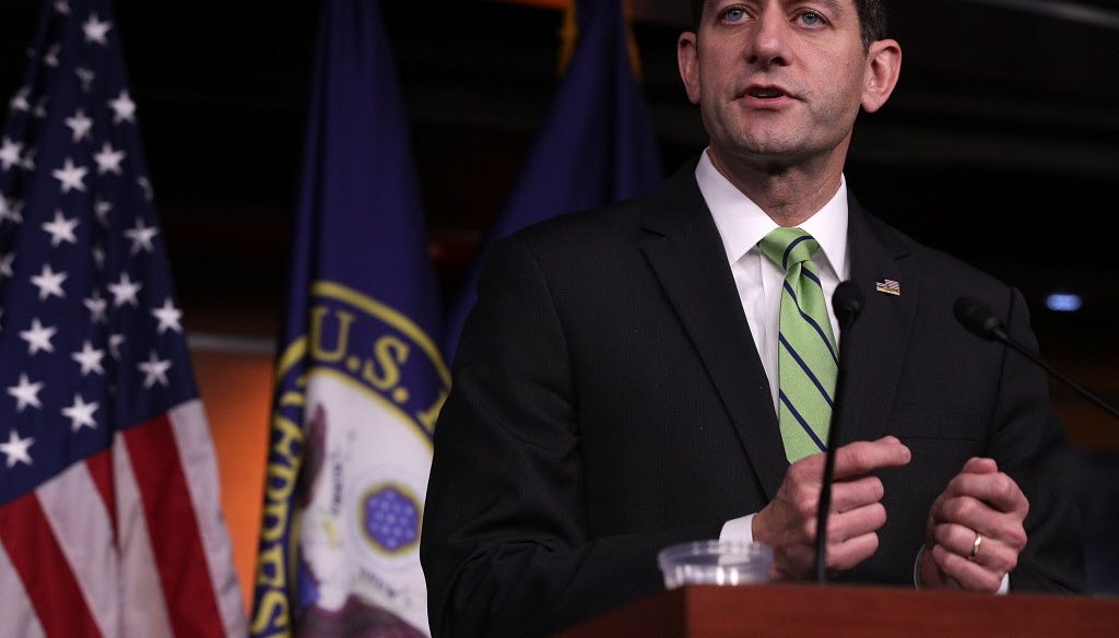 U.S. House Speaker Paul Ryan, R-Wisconsin, has been a frequent critic of Obamacare. (Getty)