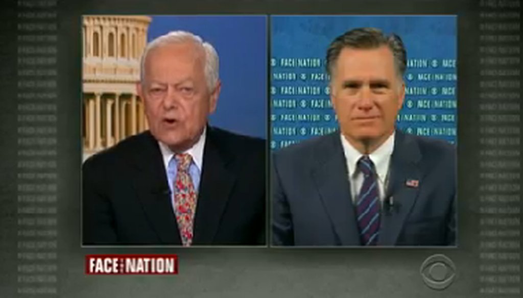 Mitt Rommey appeared on CBS' "Face the Nation" on March 23, 2014.