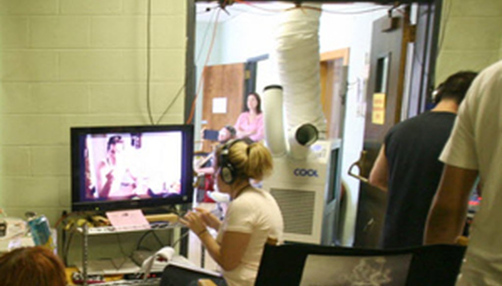 A Michael Corrente movie being shot at the old Cranston police station in July, 2010. The Providence Journal/Kathy Borchers