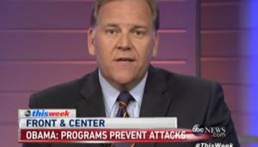 Rep. Mike Rogers, R-Mich., discussed recent leaks about U.S. government surveillance of phone and email traffic during an appearance on ABC's "This Week."