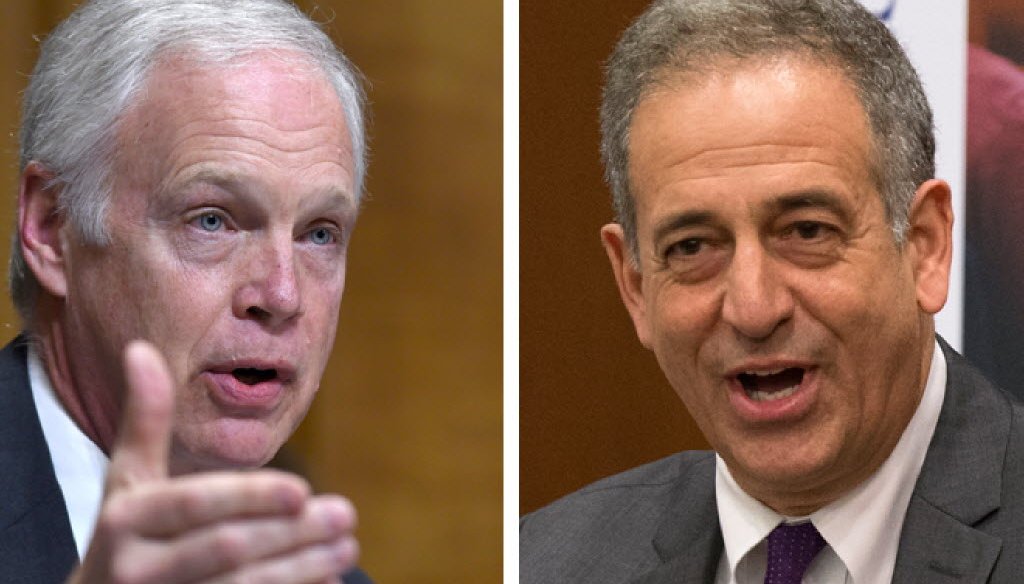 U.S. Sen. Ron Johnson, R-Wisconsin, is facing former U.S. Sen. Russ Feingold, a Democrat, in a rematch of the 2010 race won by Johnson.