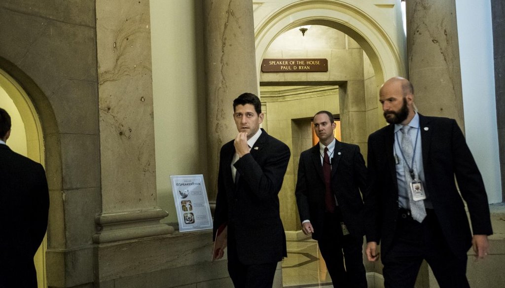 House Budget Committee Chairman Rep. Paul Ryan, R-Wis. gestures during a news conference on Capitol Hill on April 13, 2011. NJ Sen. Loretta Weinberg claims Ryan's House budget plan would hike college loan rates.