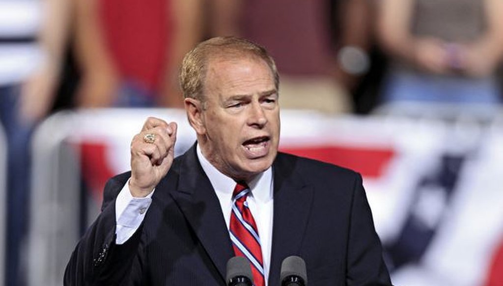 Ted Strickland on the campaign trail for Ohio Senate, via Cleveland.com