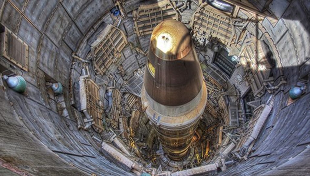 Titan II intercontinental ballistic missile at the Titan Missile Museum in Arizona. (Steve Jurveston/Wikimedia Commons)