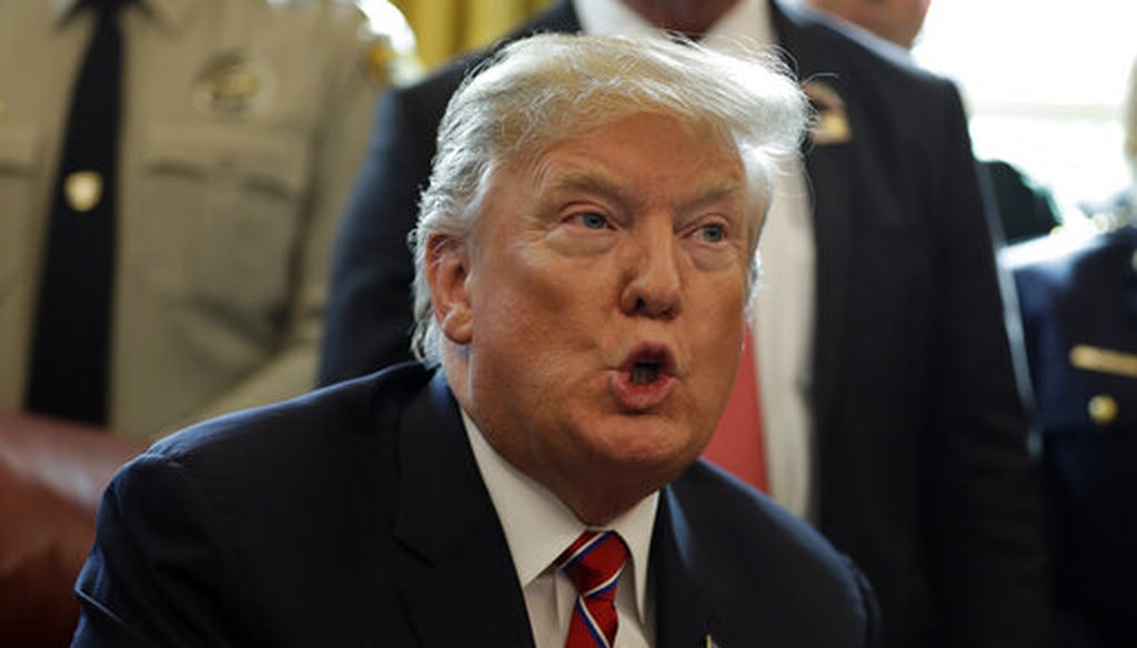 President Donald Trump speaks in the Oval Office of the White House, Friday, March 15, 2019, in Washington. (AP)