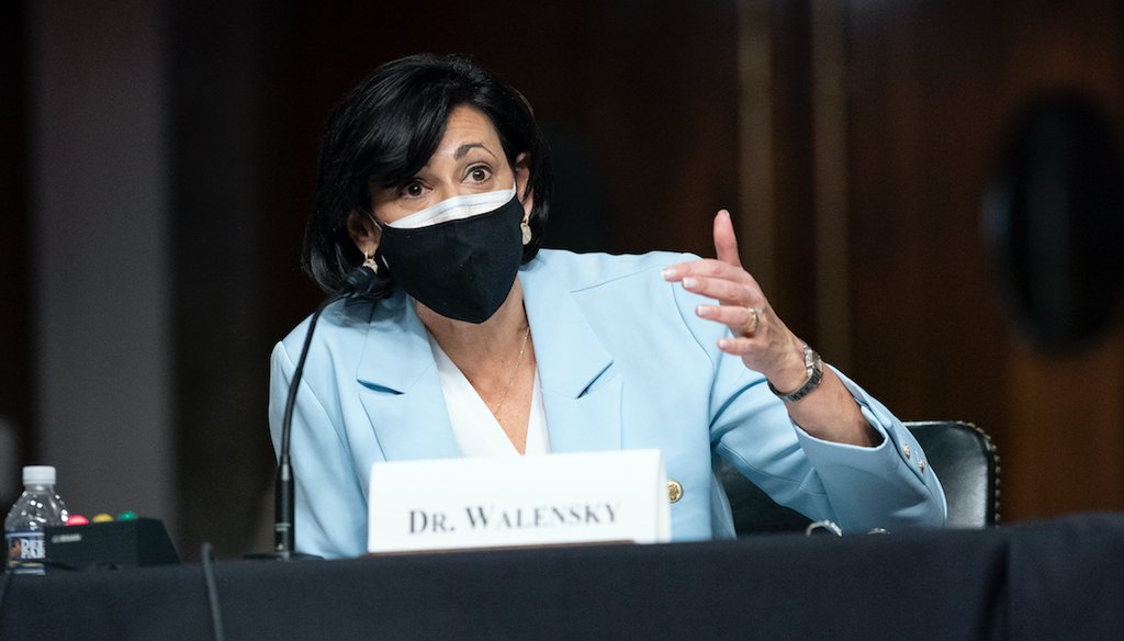 Dr. Rochelle Walensky, Director of the Centers for Disease Control and Prevention, testifies during a Senate Health, Education, Labor, and Pensions Committee hearing to examine the federal response to COVID-19 and new emerging variants, Jan. 11, 2022