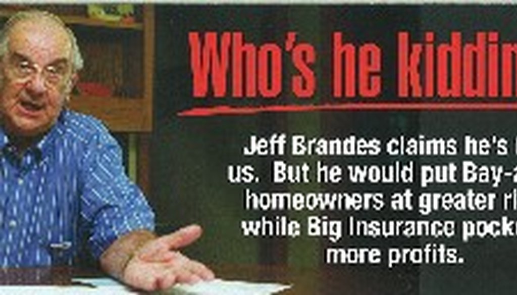 A third-party group is targeting St. Petersburg Rep. Jeff Brandes.