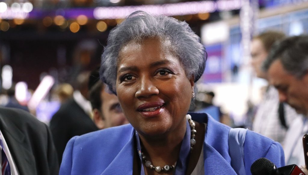 Donna Brazile, former interim chairwoman of the Democratic National Committee, has written a book about her time managing the party. (AP photo)