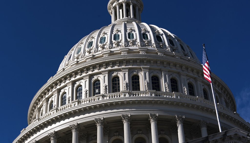 The Capitol Dome is seen April 9, 2024, in Washington, D.C. (AP)