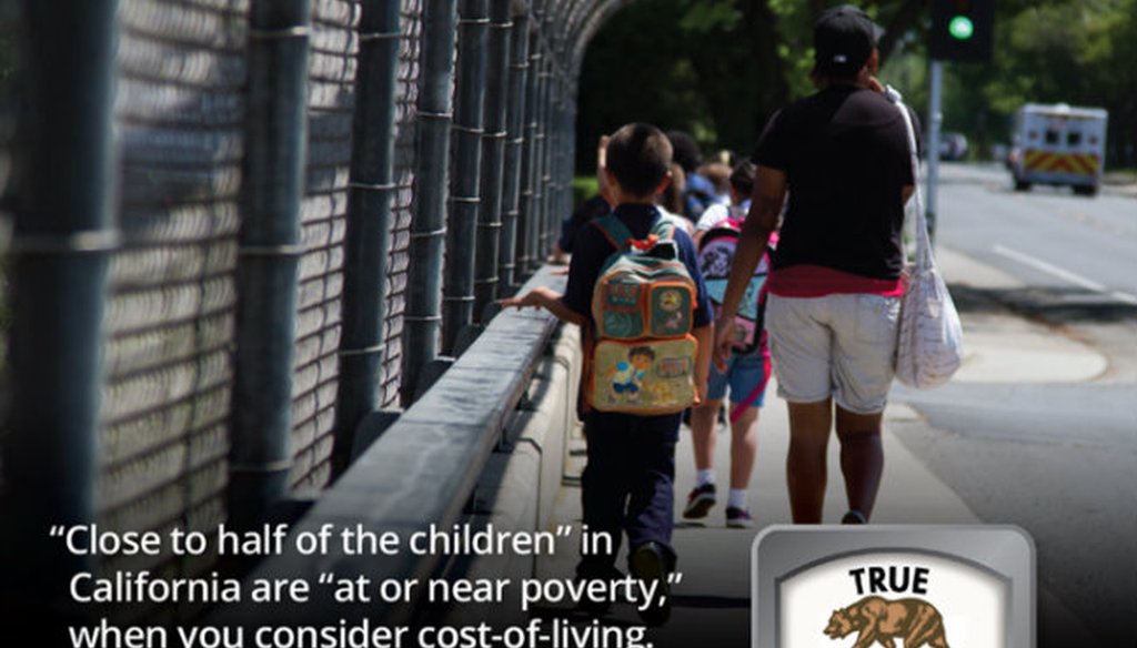 A July 2018 report found 45.8 percent of children in California live at or near poverty / Capital Public Radio file photo.
