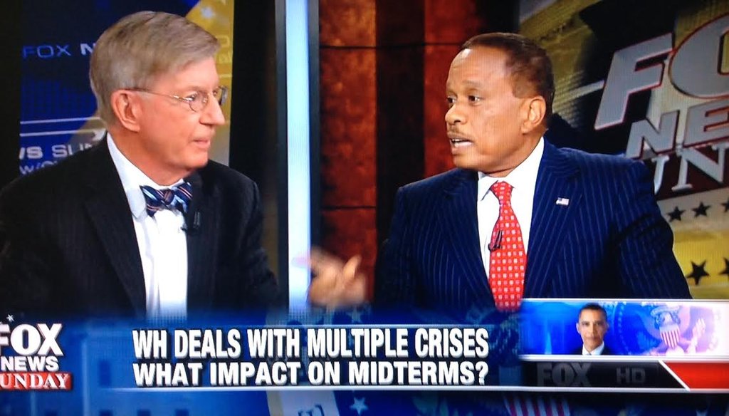 George Will and Juan Williams on "Fox News Sunday" Oct. 5, 2014.