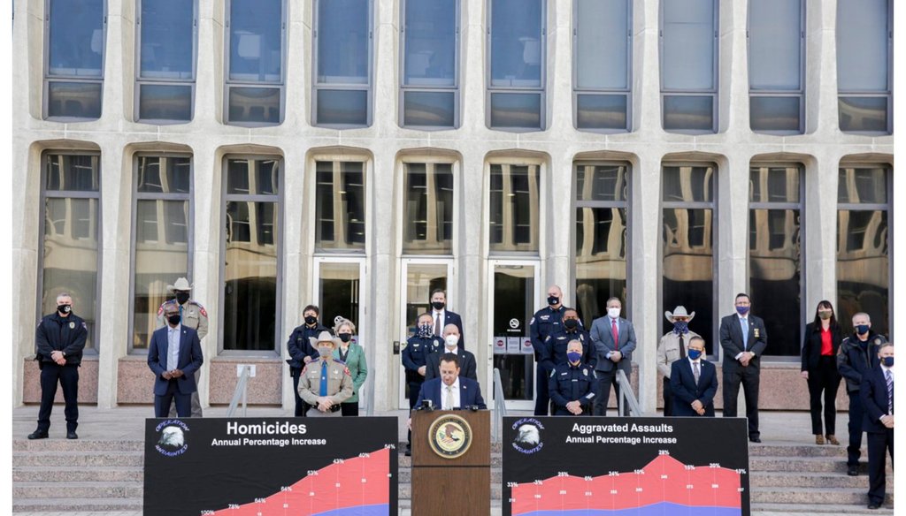 United States Attorney Gregg N. Sofer speaks to member of the press during a conference introducing the crime prevention program, Operation Undaunted, outside of the U.S. Attorney's Office on Friday, Dec. 18.