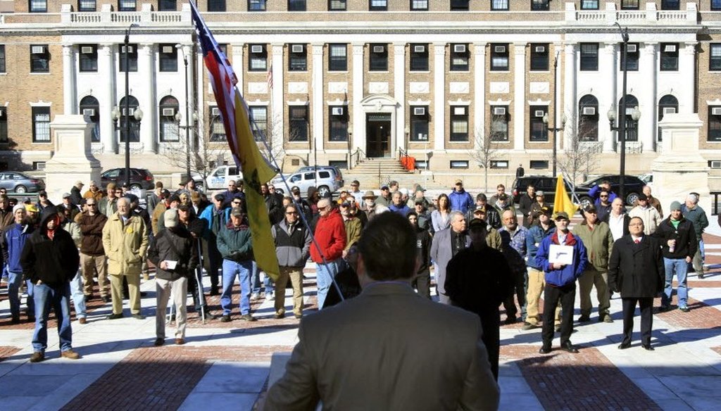 A 2012 gun buyback program in Camden, N.J.