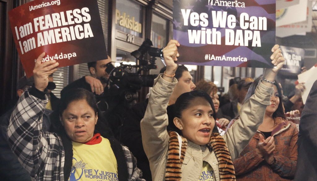 Demonstrators in Michigan rallied recently for immigration reform.