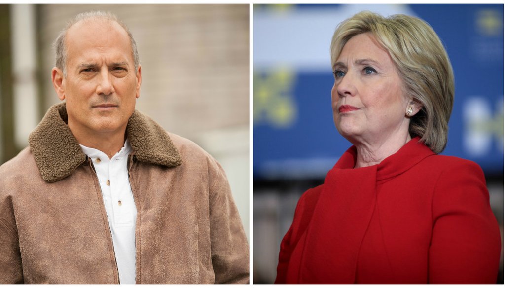 Left: Rep. Tom Marino Right: Hillary Clinton