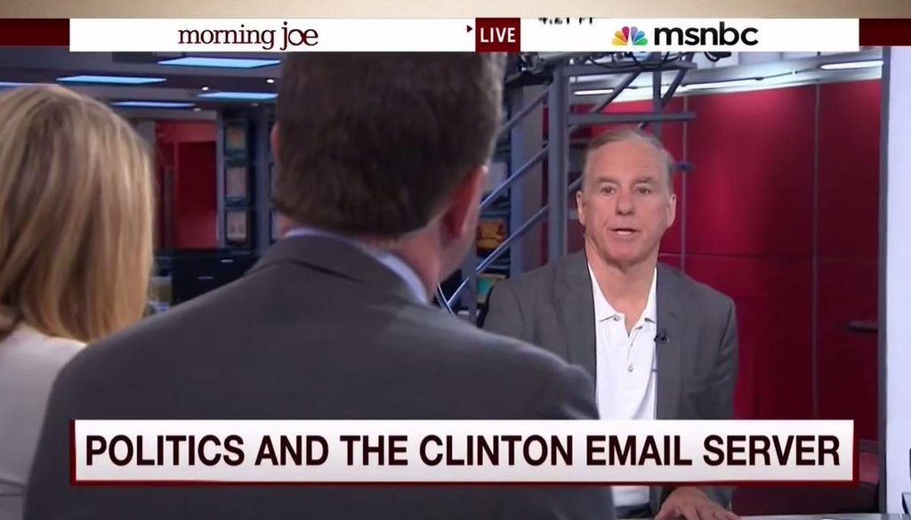 Former DNC chairman Howard Dean defends Hillary Clinton's email use on 'Morning Joe' on Aug. 12, 2015. (Screenshot)