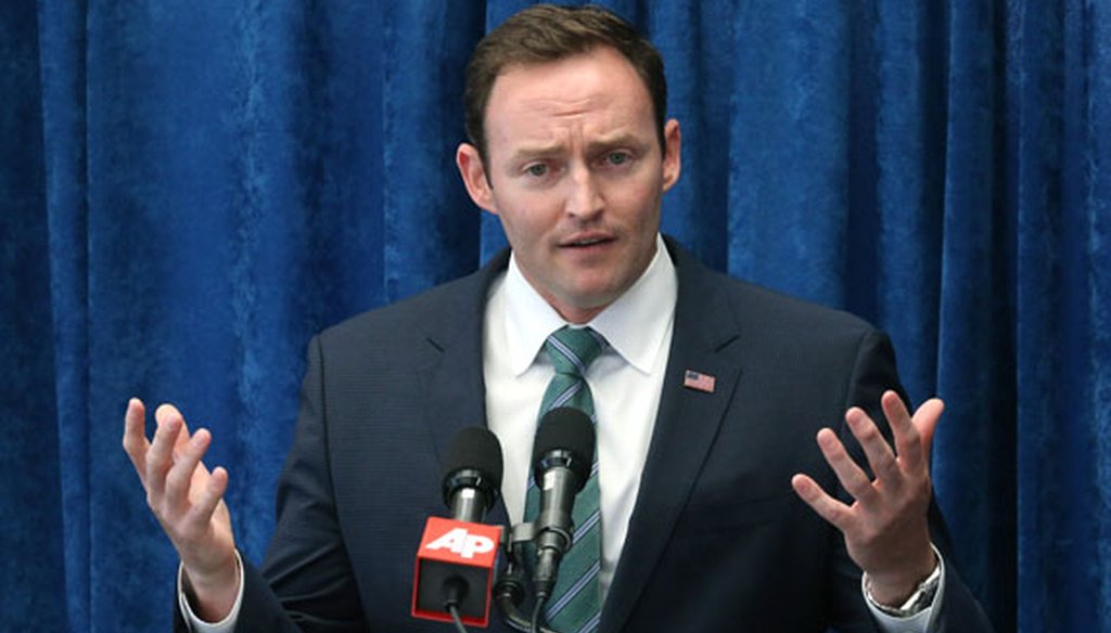 U.S. Rep. Patrick Murphy, D-Jupiter, supports legislation to prevent people on the FBI terrorist watch list from purchasing guns. (AP photo)