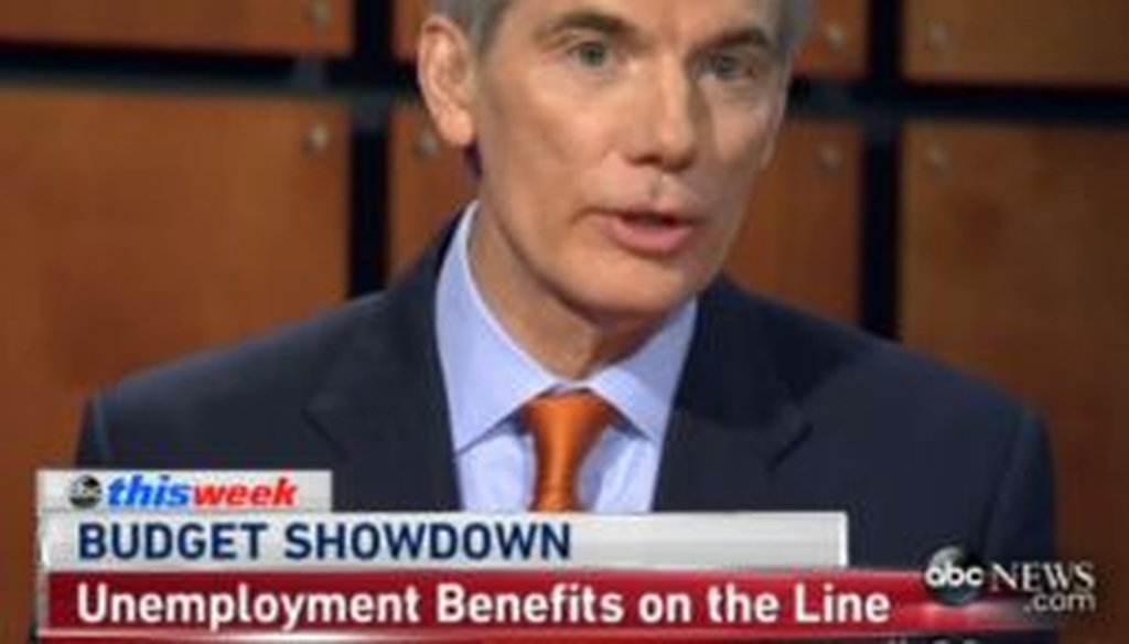 Sen. Rob Portman, R-Ohio, said just 2 percent of Americans earn the minimum wage. Is that correct?