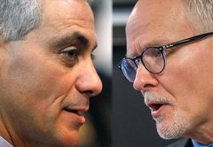 Vallas, Emanuel point fingers over Chicago teacher pension freefall