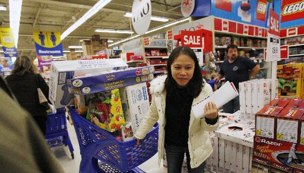 Pennies and nickels are costing holiday shoppers more than they think, according to the most recent ruling from the Truth-O-Meter.