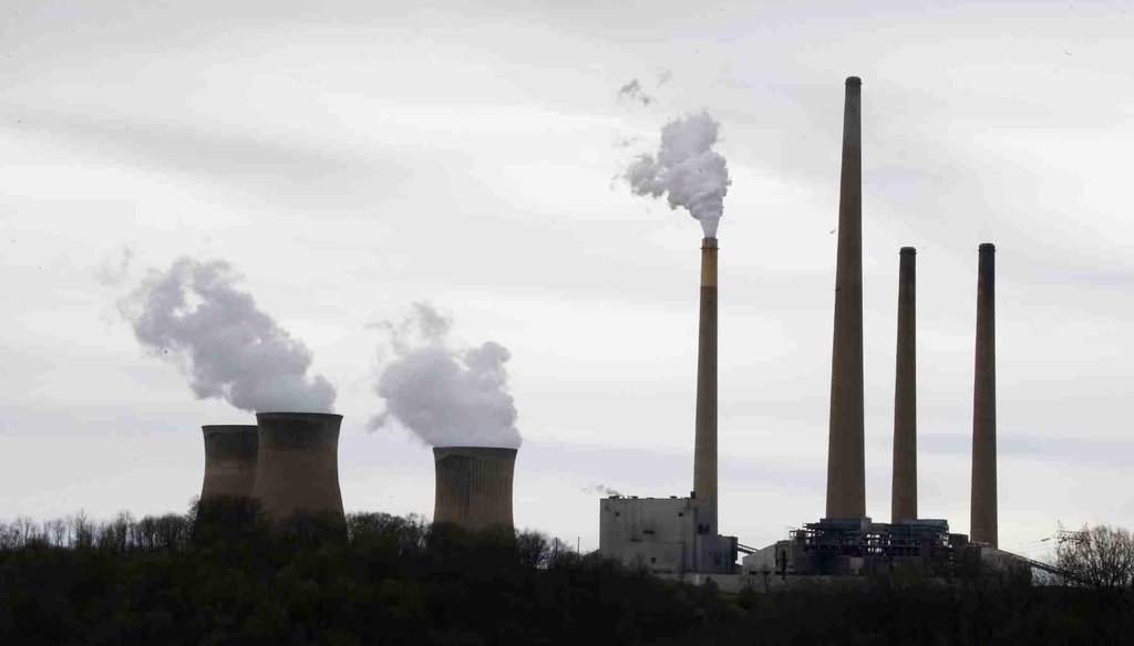 Smokestacks of the Homer City Generating Station in Homer City, Pa., on May 5, 2014.