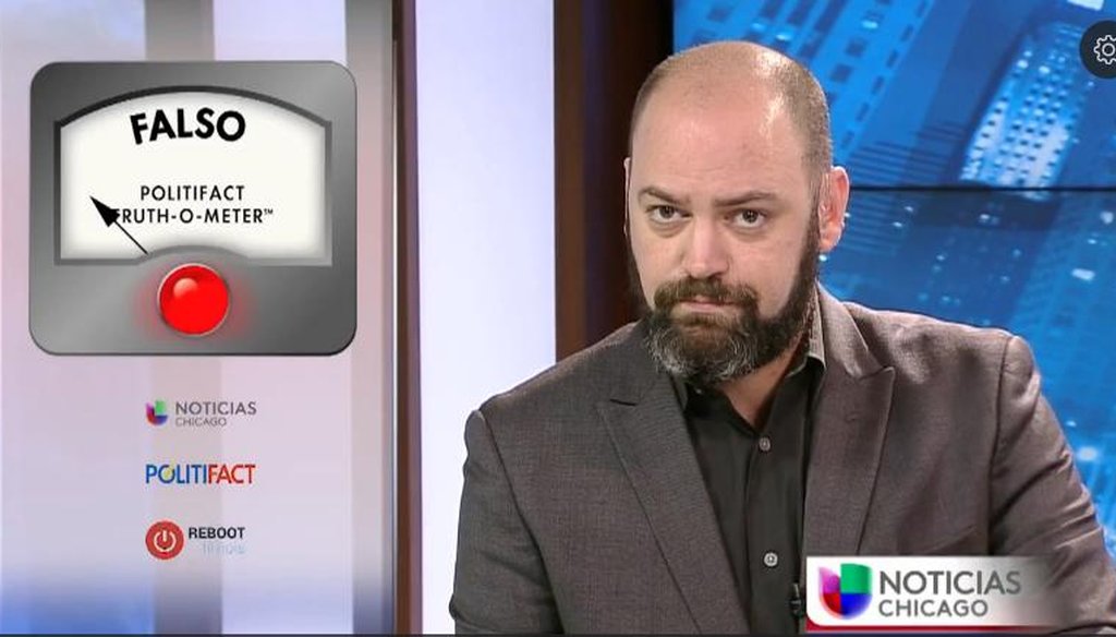 PolitiFact Illinois is partnering with Univision Chicago through the Nov. 8 election and presenting some of our work in Spanish. 